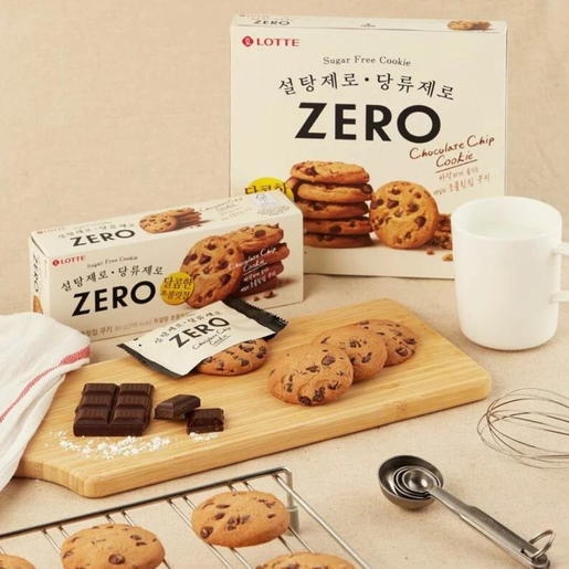 Lotte | ZERO Sugar Free Chocolate Chip Cookies 84g (Korea