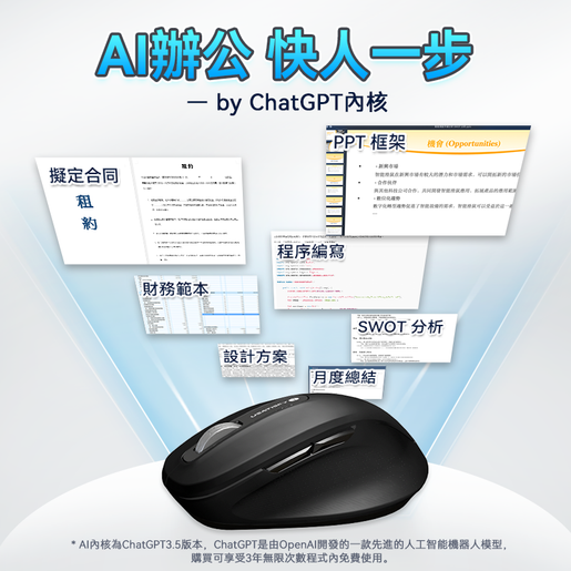 Usatisfy | ChatGPT滑鼠｜AI滑鼠｜人功智能滑鼠｜無線AI語音創作 ...