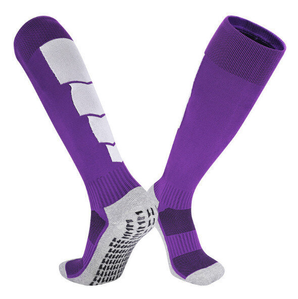 毛巾底運動襪（CJM615紫色）【成人款（適合鞋碼38-44）】