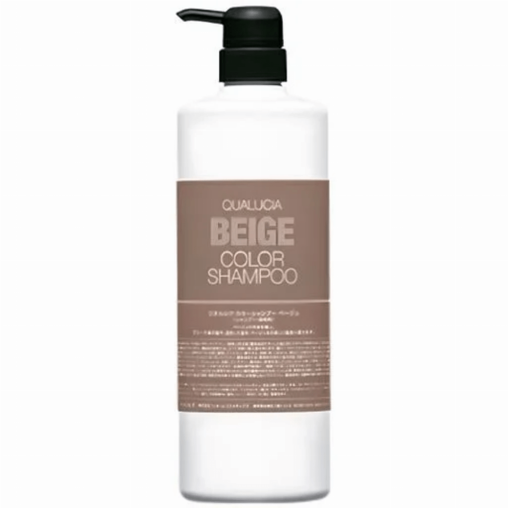 日本 Qualucia BEIGE Color Shampoo 1000ml 補色洗髮水-淺啡色 [平行進口]