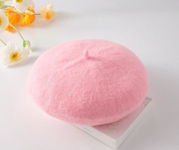 兒童貝雷帽【粉色（建議年齡：2-6歲）（帽圍尺寸：48cm-50cm）】