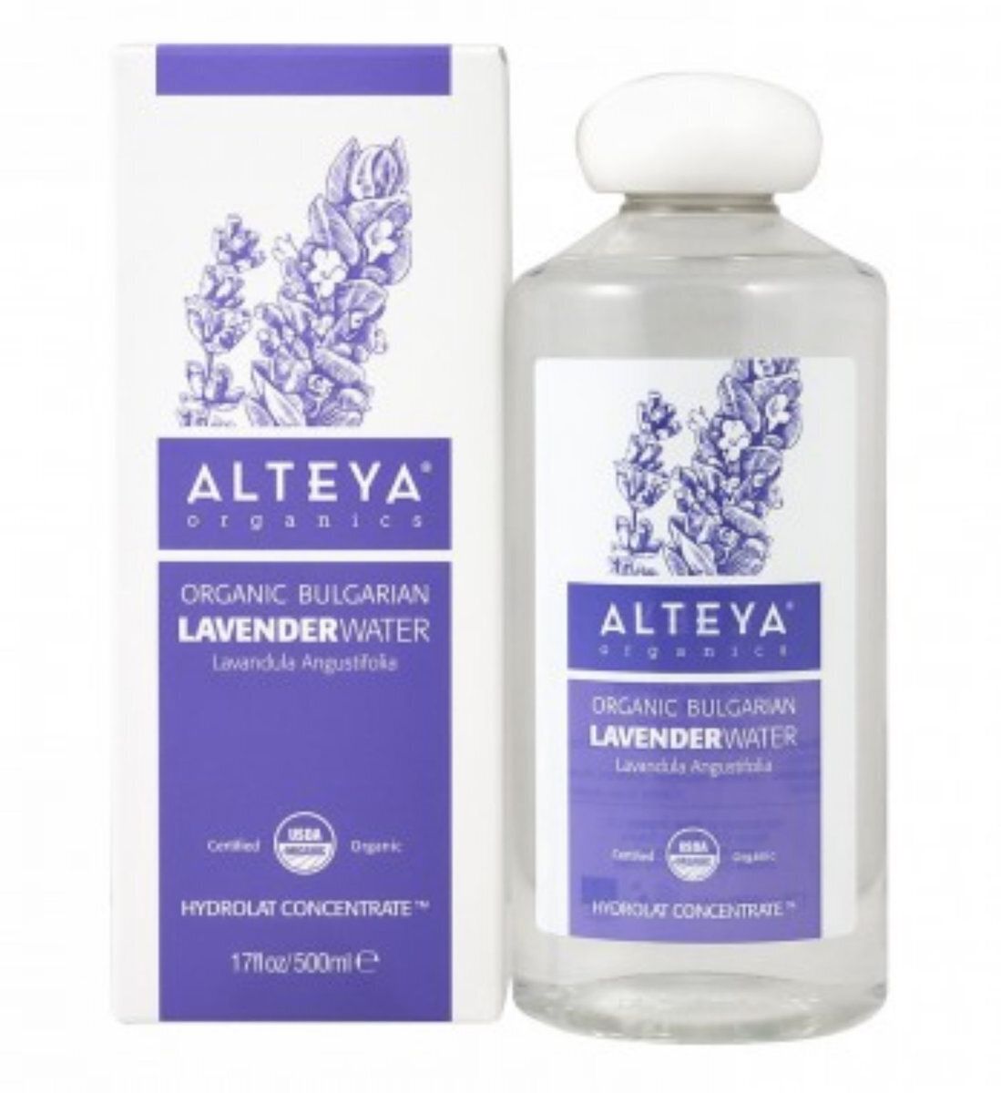 Organic Bulgarian Lavender Water 500ml (Best Before: 31JULY2027)