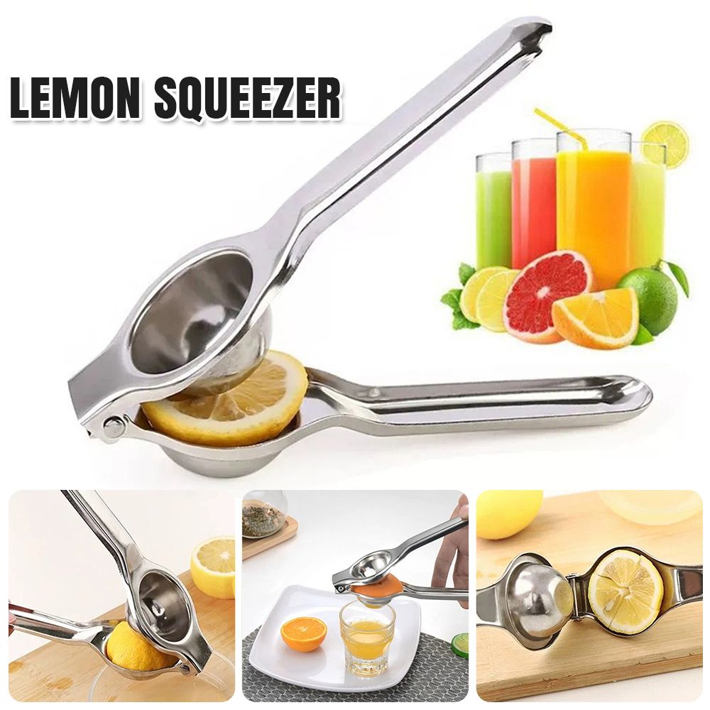 不鏽鋼手動檸檬夾 榨汁機 榨汁器 檸檬壓汁器 [平行進口]