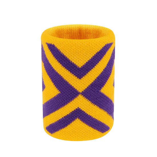 健身手腕帶護手腕助力帶腕套（HW205黃紫）#(KFF)