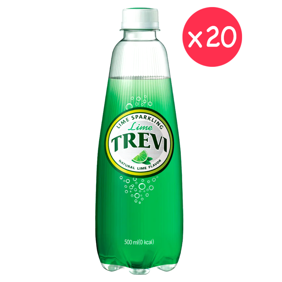 原箱 Lotte Trevi Sprakling Water  Lime  原箱 (20 x 500ml) #56055189 樂天青檸味有汽水 #BEST BEFORE 1,SEP,2026