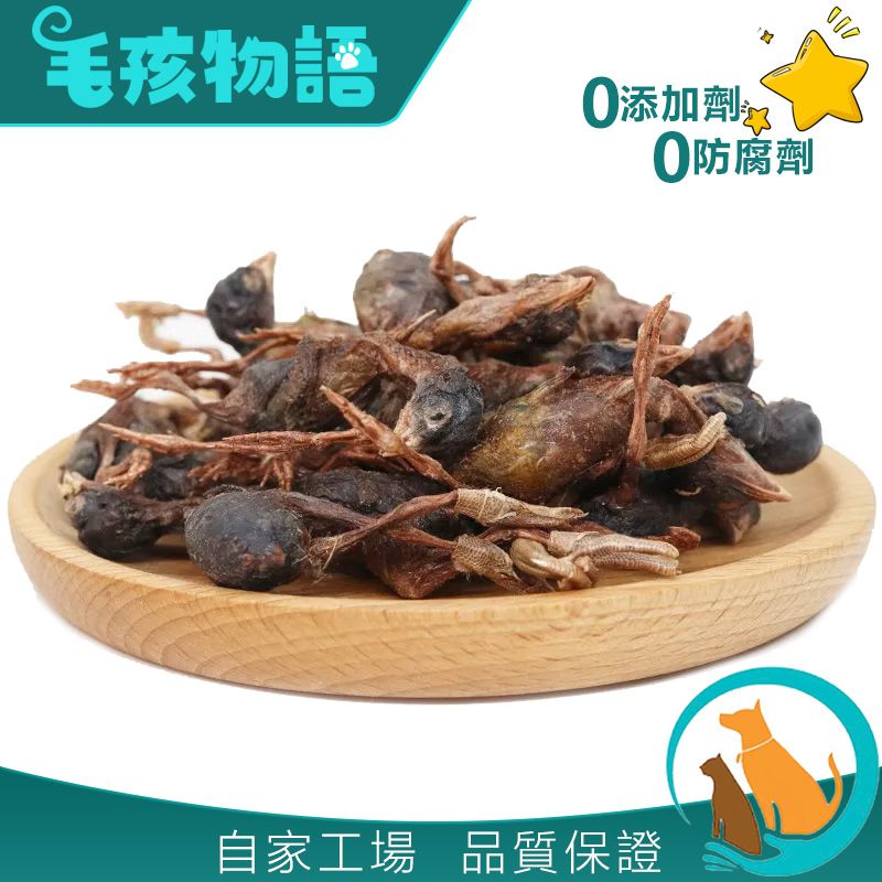 凍乾原隻鹌鹑仔(60g)貓狗小食/寵物零食/鮮肉製作/自家工場/品質保證
