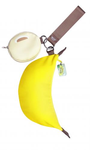 [贈品]香蕉造型手挽小包 