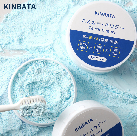 Japan KINBATA toothwashing powder, yellowing tooth powder, tooth cleaning powder