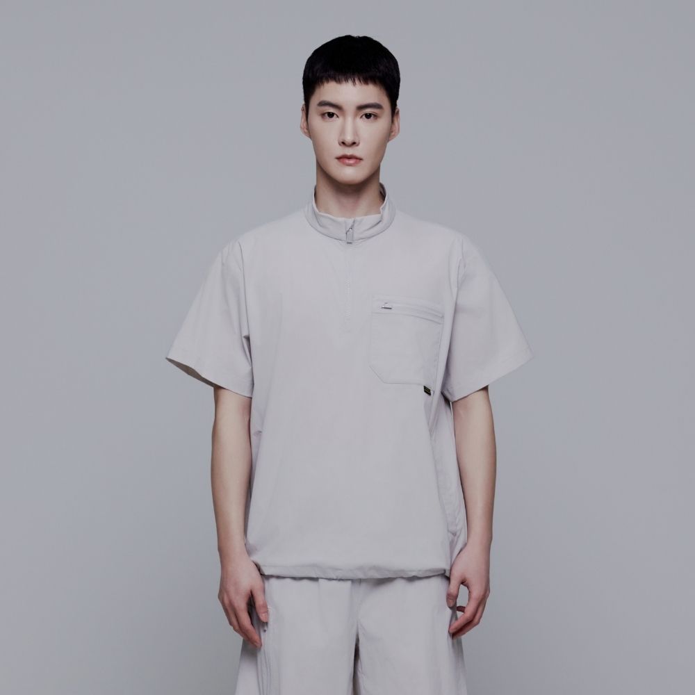 Unisex FIOTOS Light Training Short Sleeve Anorak Jacket