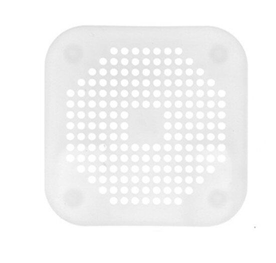 【白色】廚房水槽防堵塞 水槽地漏過濾蓋 矽膠地漏蓋 浴室排水口頭髮過濾器#(KFF)