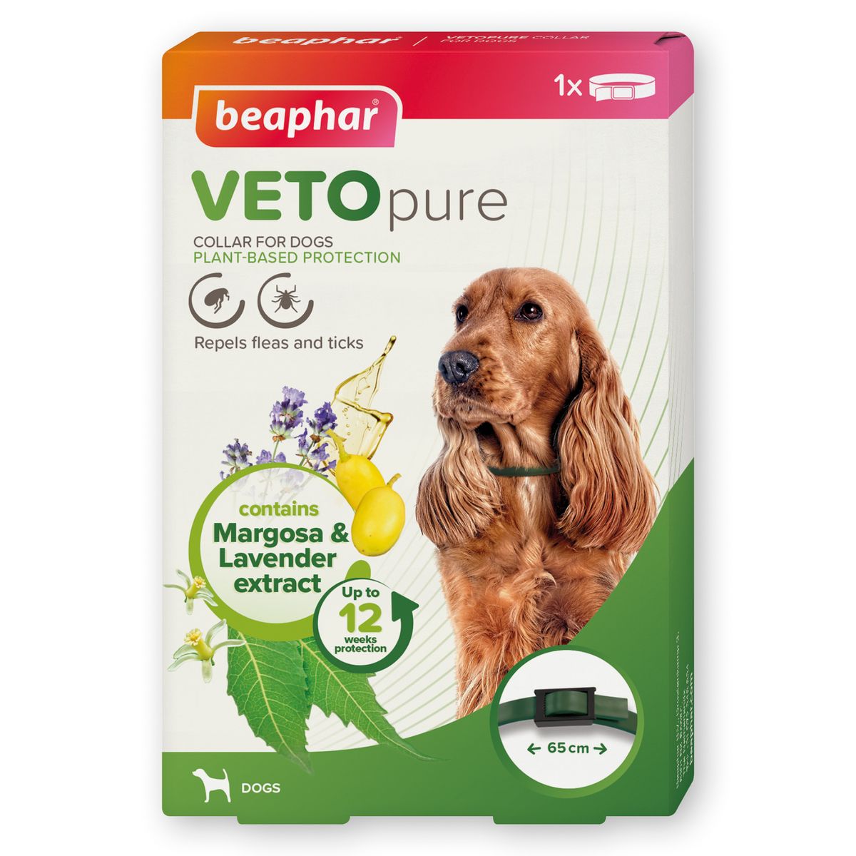 beaphar | 狗用 VETO Pure 回歸自然 防蚊 , 蜱 , 虱 3合1頸帶 ( 有效期3個月 ) | HKTVmall 香港最大網購平台