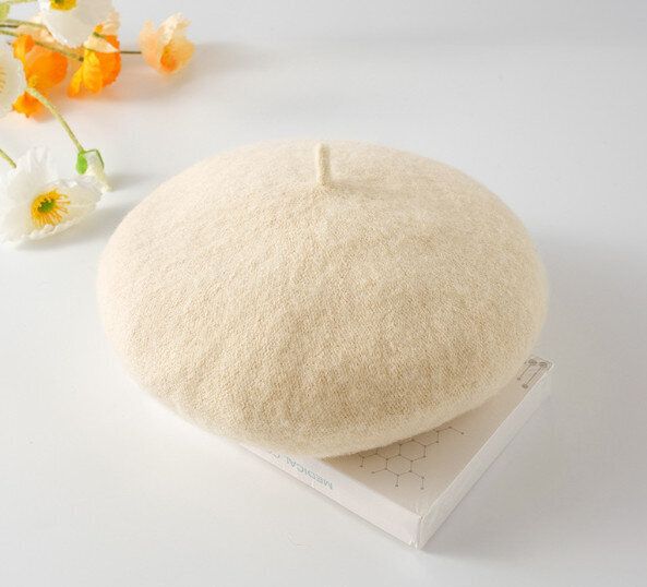兒童貝雷帽【米色（建議年齡：2-6歲）（帽圍尺寸：48cm-50cm）】