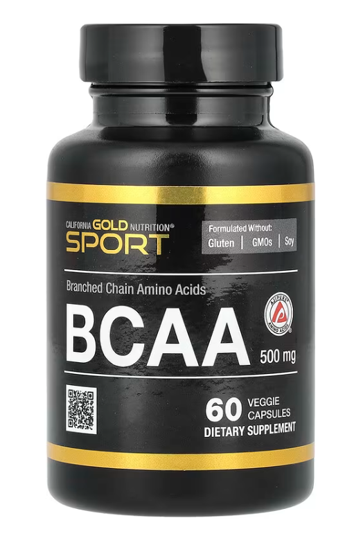 專利BCAA支鏈胺基酸 500毫克 60粒素食膠囊 (專利AjiPure®亮氨酸 異亮氨酸 纈氨酸) - Exp: 2027.11