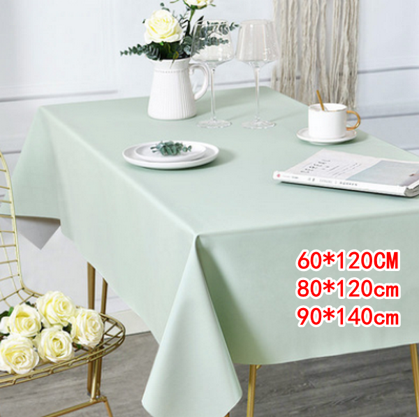純色簡約桌布-清新綠-90*140cm建議適合茶幾