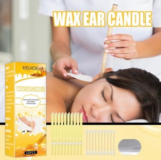 〔10支裝〕EELHOE 蜂蠟香薰耳燭 緩解放鬆耳燭 放鬆身心耳燭 芳香清潔耳垢耳燭 香薰蠟燭 