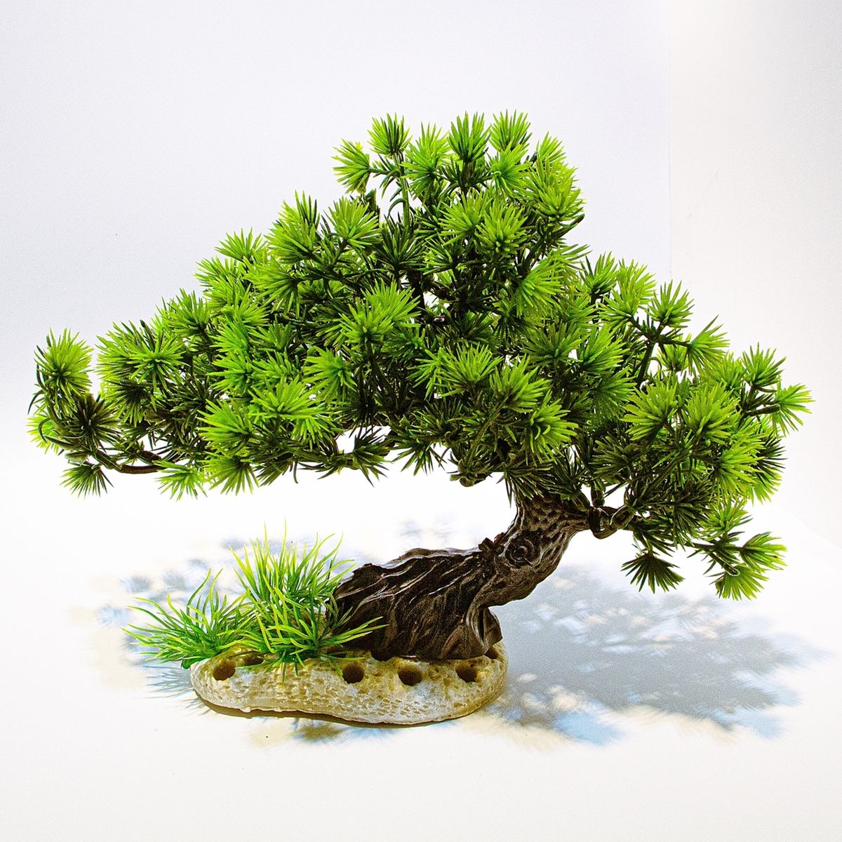 仿羅漢松天然魚缸造景大樹 #2款可選