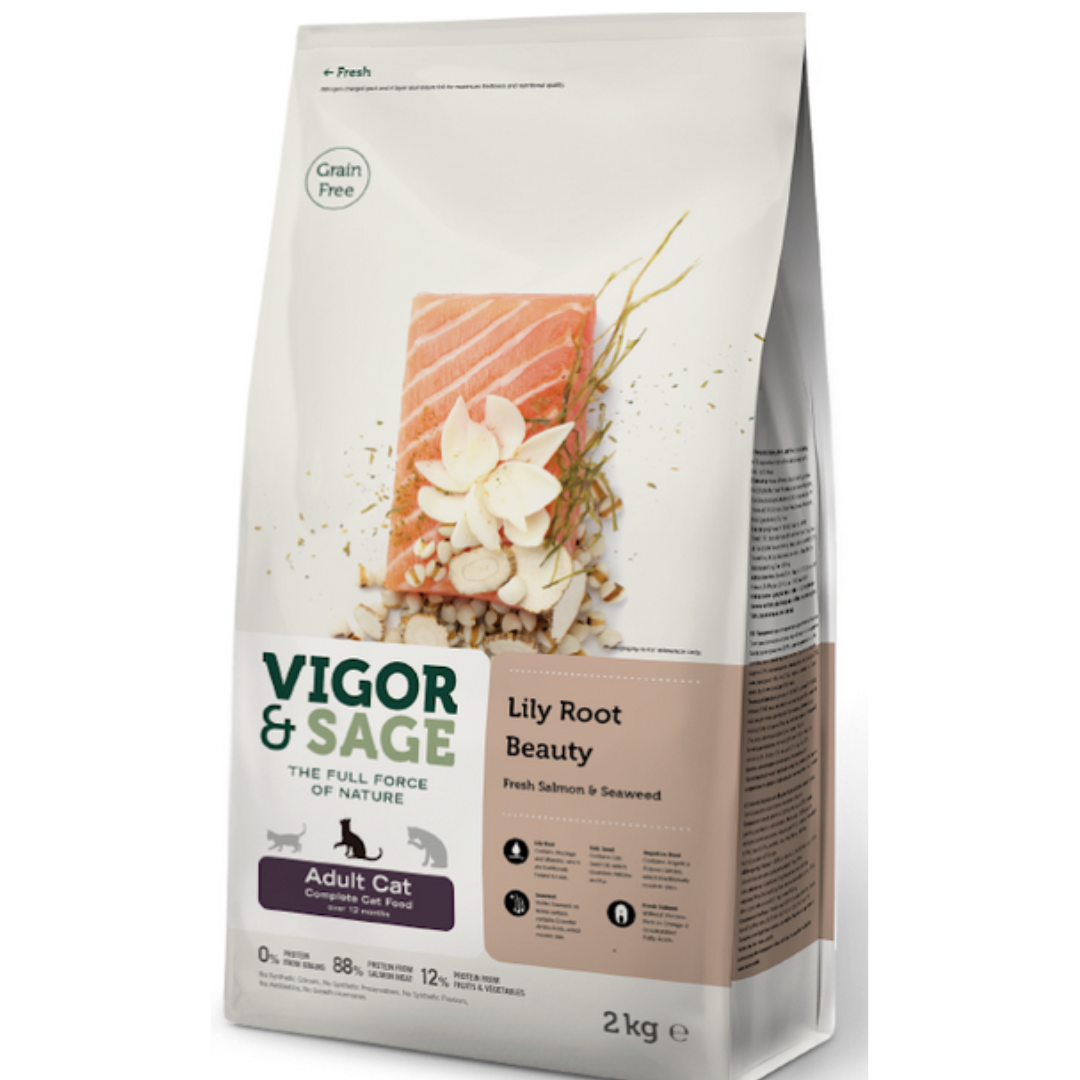 Lily Root Beauty Adult Cat Dry Food 2KG (170158)