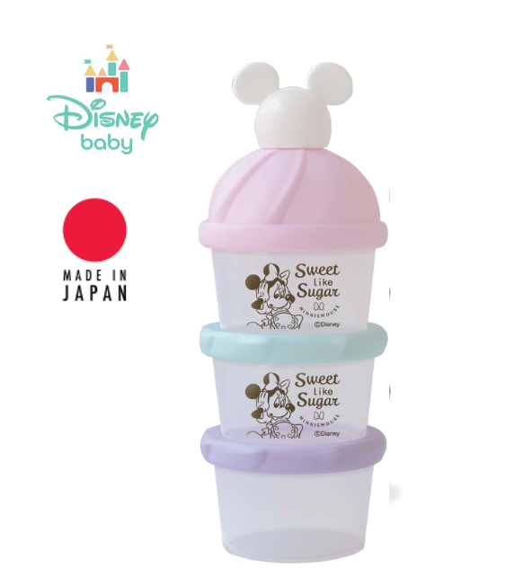 迪士尼 米妮老鼠 三層奶粉盒 (平行進口)