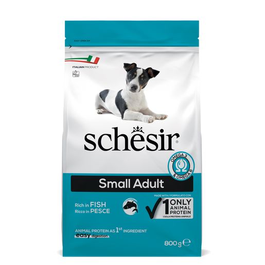 Schesir | 雪詩雅意大利天然魚肉小型成犬糧800g 成長健康全方位保健狗乾糧【新舊包裝隨機發貨】 | HKTVmall 香港最大網購平台