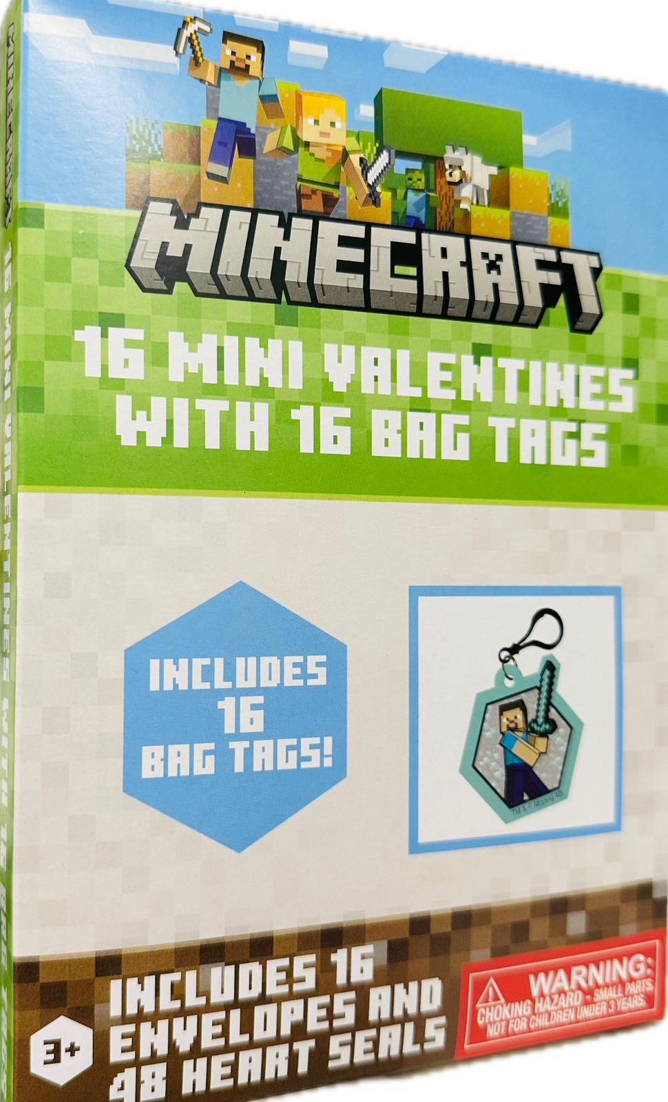 Minecraft | Minecraft bag tags 16個|信封| 同學派對禮物 [平行進口] | HKTVmall 香港最大網購平台