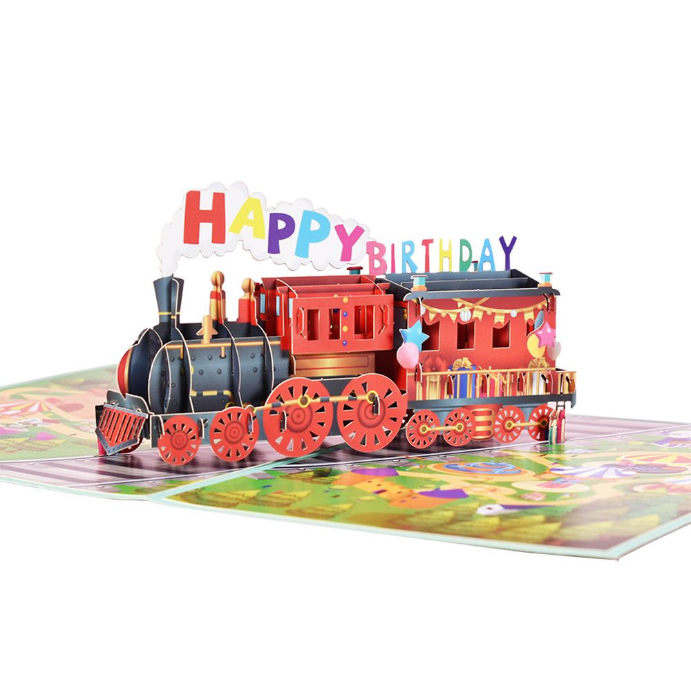 3D paper craft birthday card/greeting card 