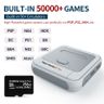 Kinhank Super Console X Pro，具有 40000 多種遊戲的復古電玩控制台，模擬器控制台 Android TV 7.1 和用於 4K TV 輸出的遊戲系統，2 個無線控制器