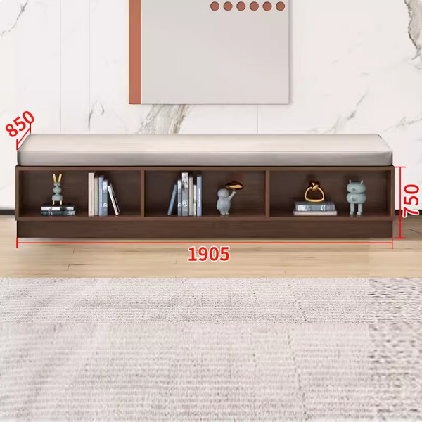 客廳沙發窄邊櫃側邊櫃推拉桌櫃 款式4（床不含床墊）:1905*850*370cm#H099033381