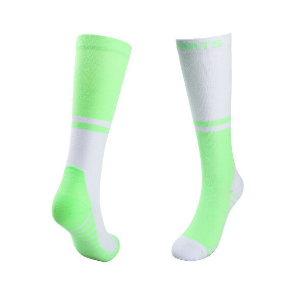 毛巾底運動襪（8005螢光綠）【M碼】