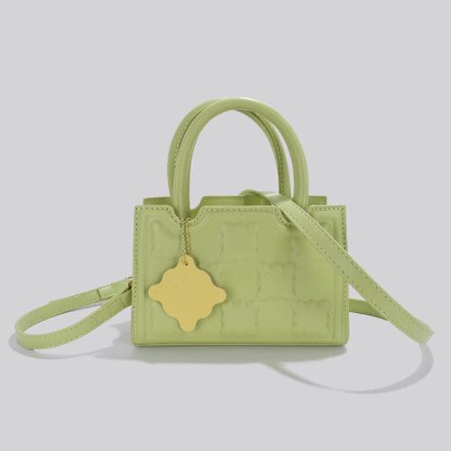 高級感手提斜挎包（綠色）