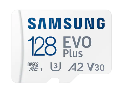 2024年新版 EVO Plus MicroSD 記憶卡/儲存卡 128GB 160mb/s (附SD轉換器) U3 / V30 / A2 [原廠正貨]