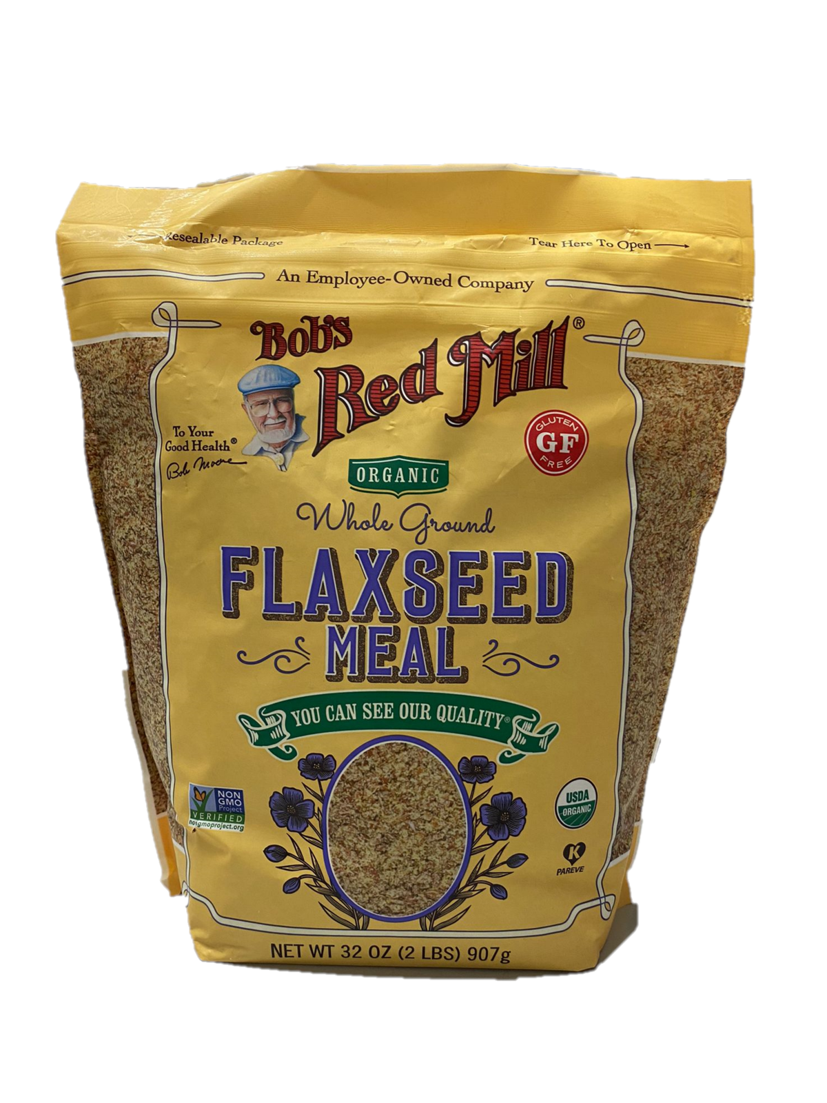 32 oz / 907 g Bob's Red Mill Organic Brown Flaxseed Meal Parallel import