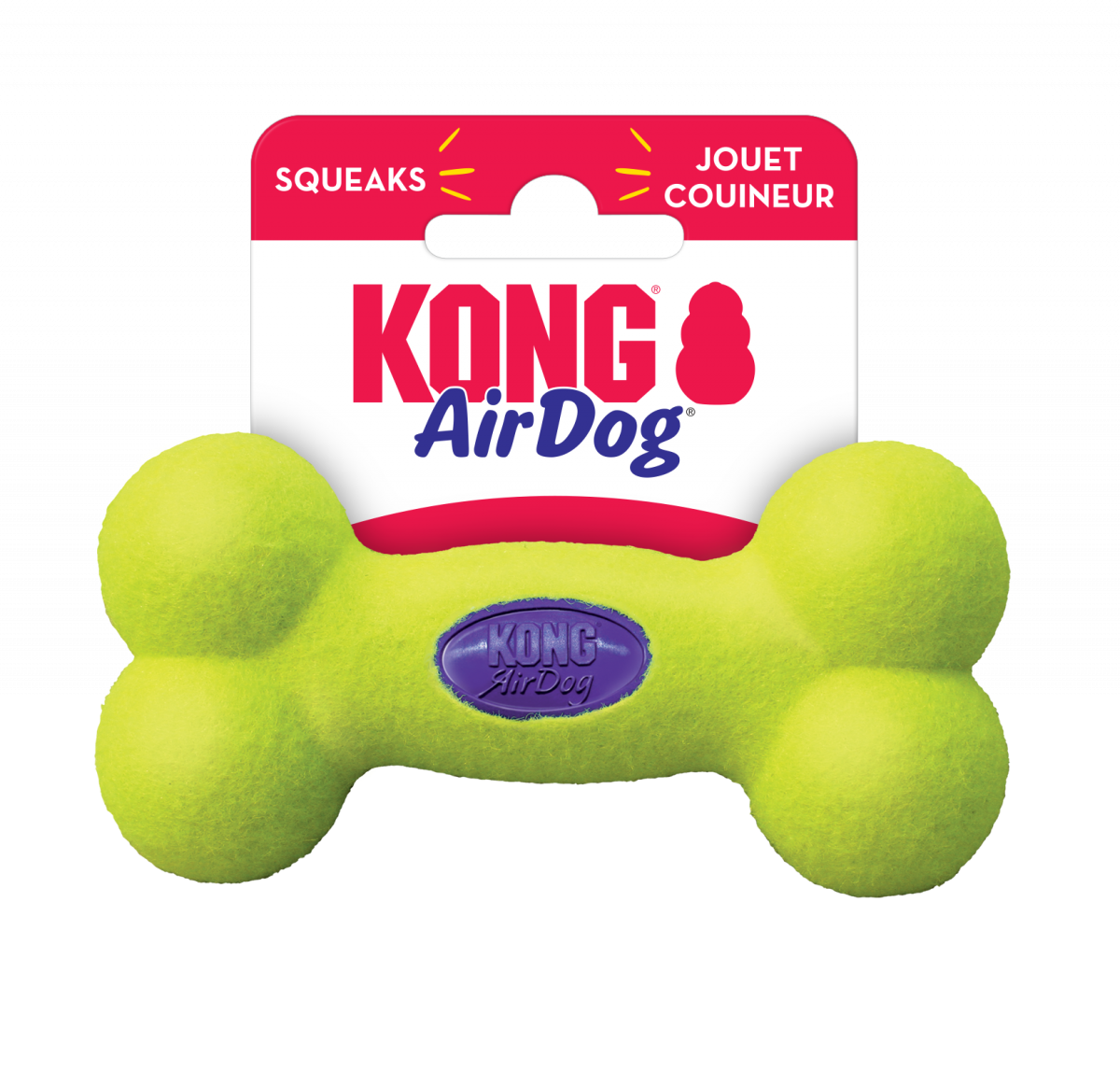 AirDog Squeaker Bone (Size S 1.25" x 4.5") Dog Toy 775289