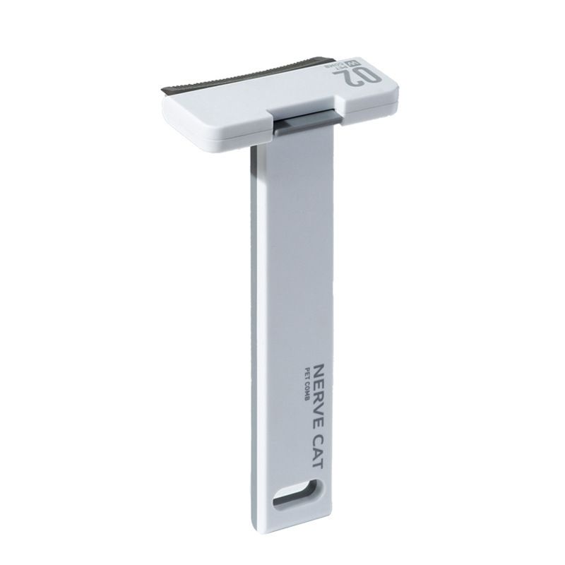 可除去浮毛、解結及理順毛髮寵物梳 直刃 [平行進口]