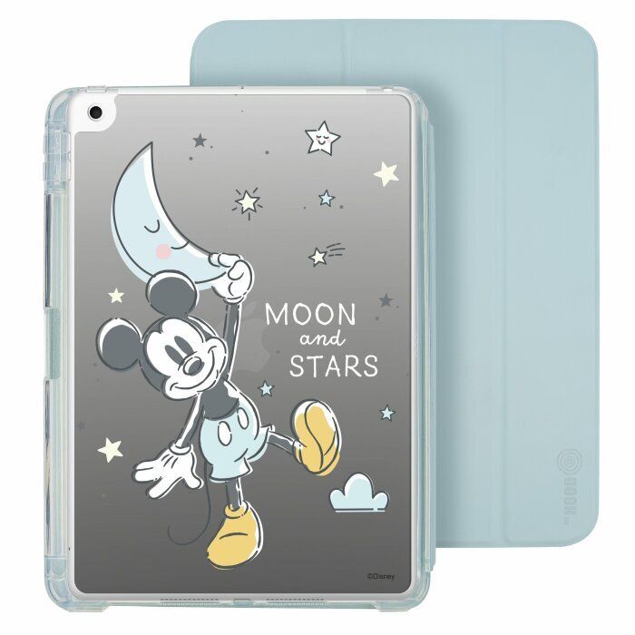(Baby Blue) Disney - Mickey Mouse iPad 10.2"(7/8/9) Detachable Clear Case 5516 