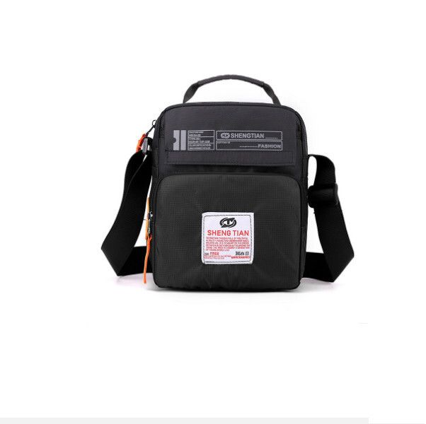 男女同款斜挎包包 單肩包 休閒戶外商務斜孭袋 【黑色】#H143028942