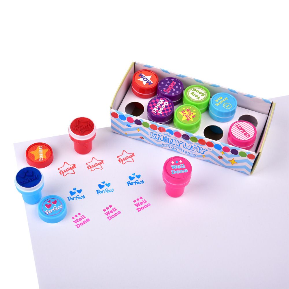Box of 10 pieces of children’s encouragement stamps/seals