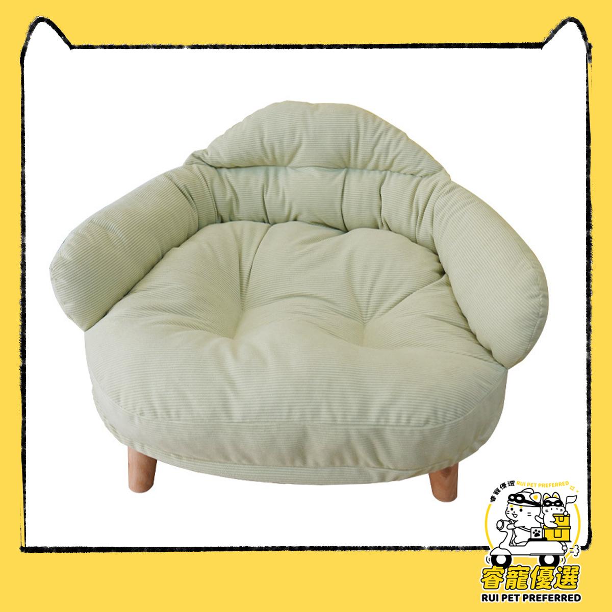 [Green] Super comfortable pet sofa, removable and washable, suitable for all seasons, cat and dog kennel (60*50*30cm)