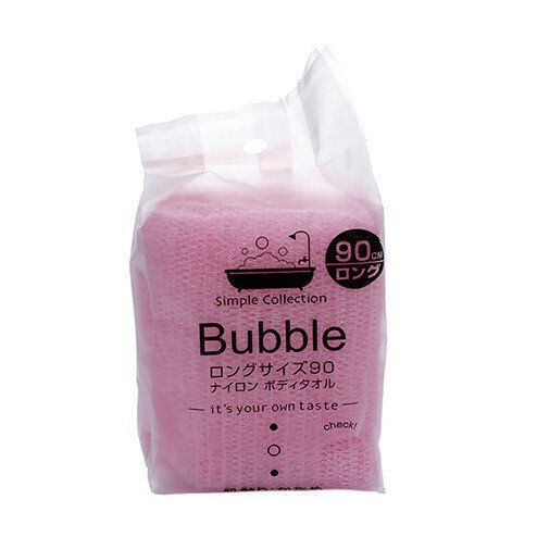 搓澡巾【顏色粉紅色】【尺寸30x90cm】#(KFF)