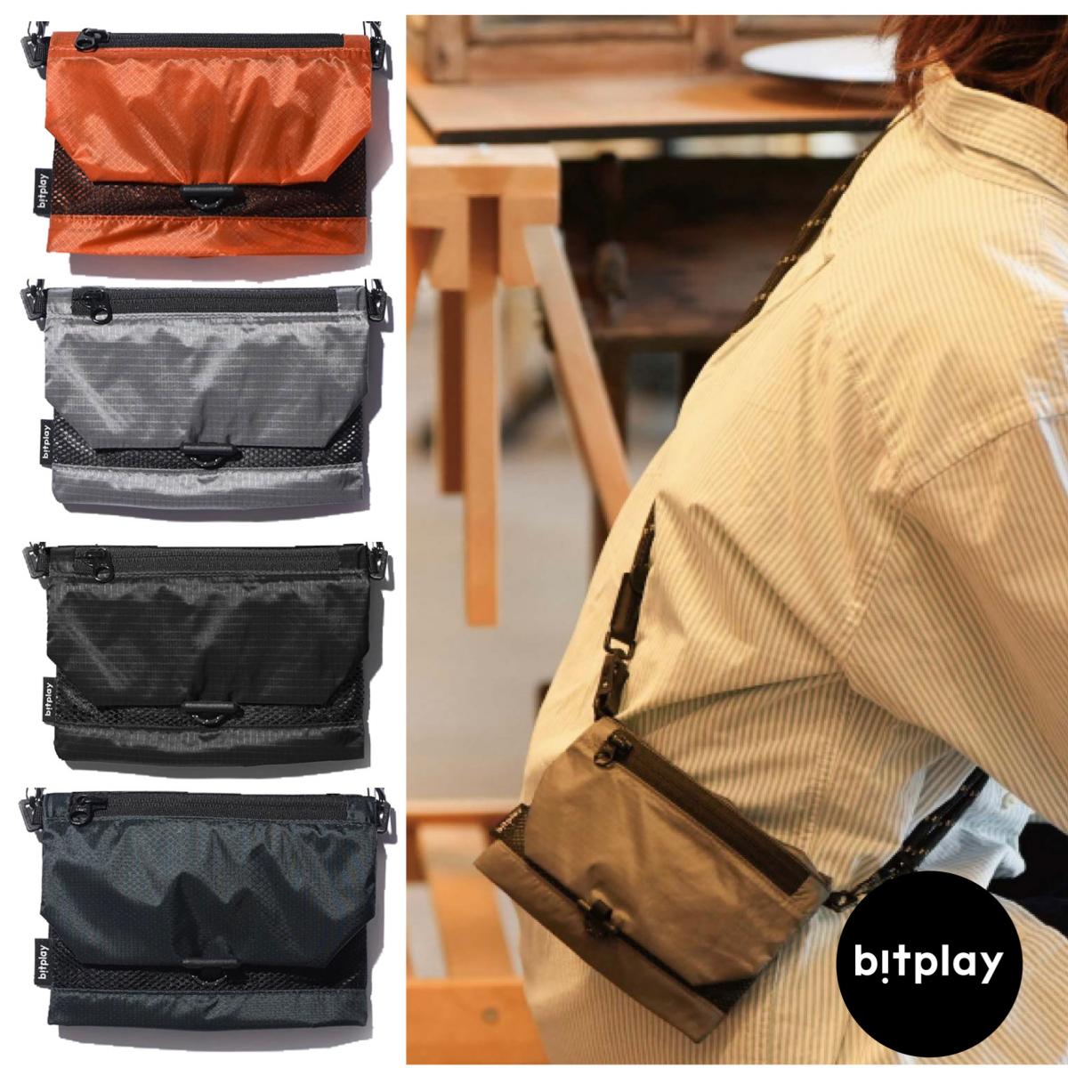 Foldable 2 Way Bag 超輕量翻轉口袋包 | 隨身小包 | 購物袋 | 側背包 | 防潑水 |抗撕裂- 淺灰色