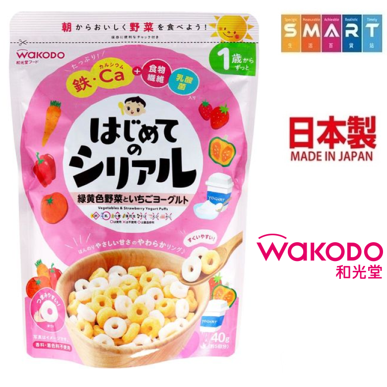 蔬菜草莓乳酪早餐麥脆圈 40g