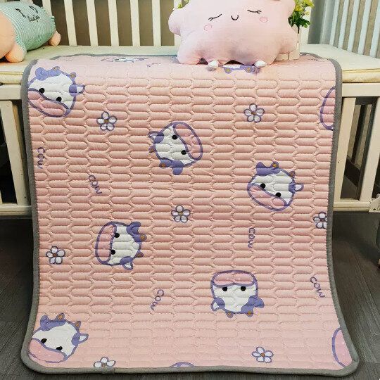 床墊,嬰兒隔尿墊【小奶牛【純棉五層】尺寸【150x200cm】#