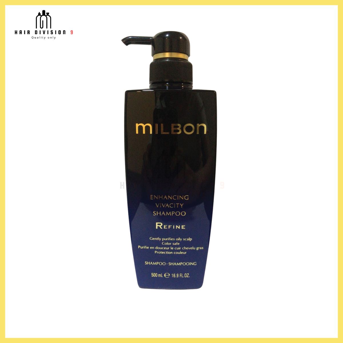 Milbon ENHANCING VIVACITY Refine Shampoo Gently Purifies oily scalp 500ml (Parallel Imports Product)