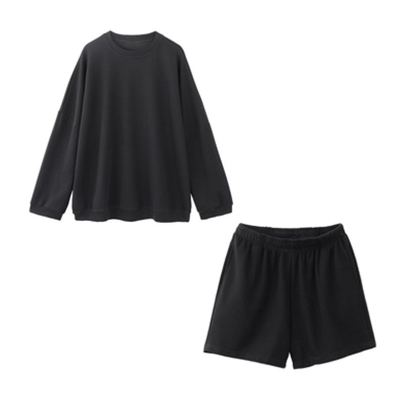 衛衣+短褲套裝（黑色 S碼-XXXL碼）（下單後請聯絡客服確認發貨尺碼）