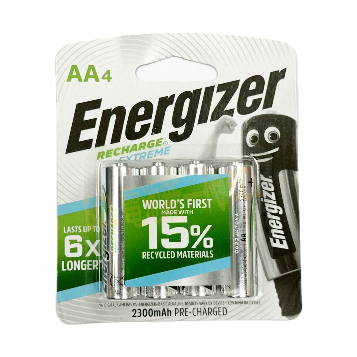 AA/2A 環保充電池 2300mAh (4粒裝)