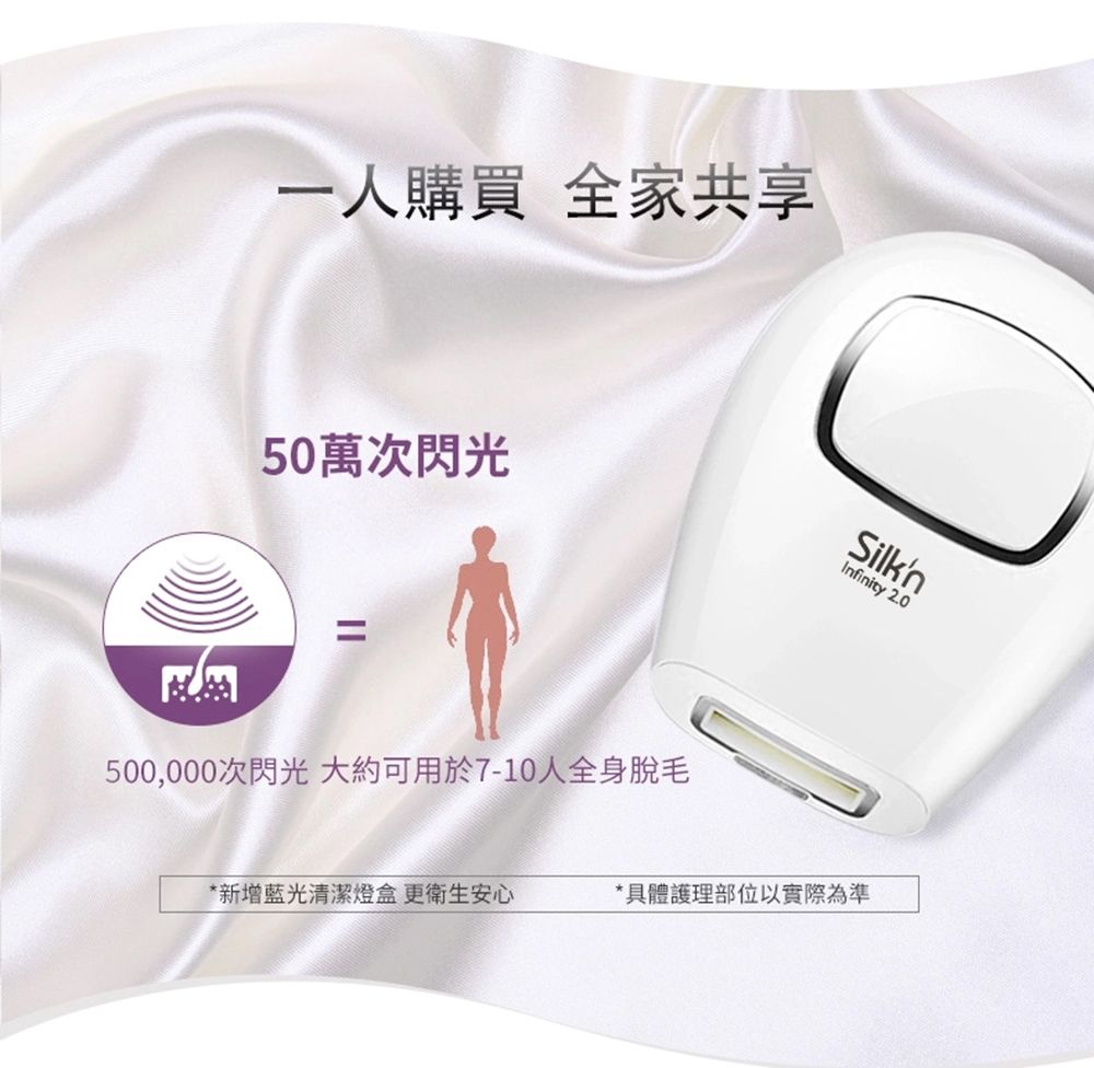 Silk'n | Infinity 2.0 宅光脫毛機| HKTVmall 香港最大網購平台