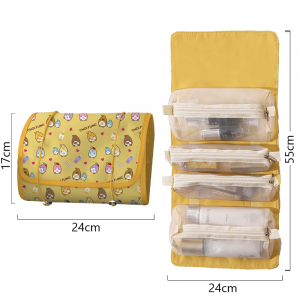 蔗糖仔四合一化妝包可拆分組合懸掛洗漱包便攜多功能旅行收納袋大容量 