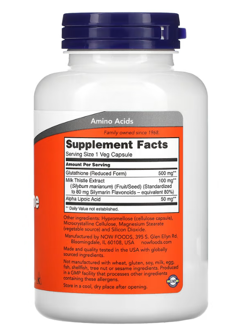 glutathione and milk thistle and alpha lipoic acid SUPPLEMENTS main image 0