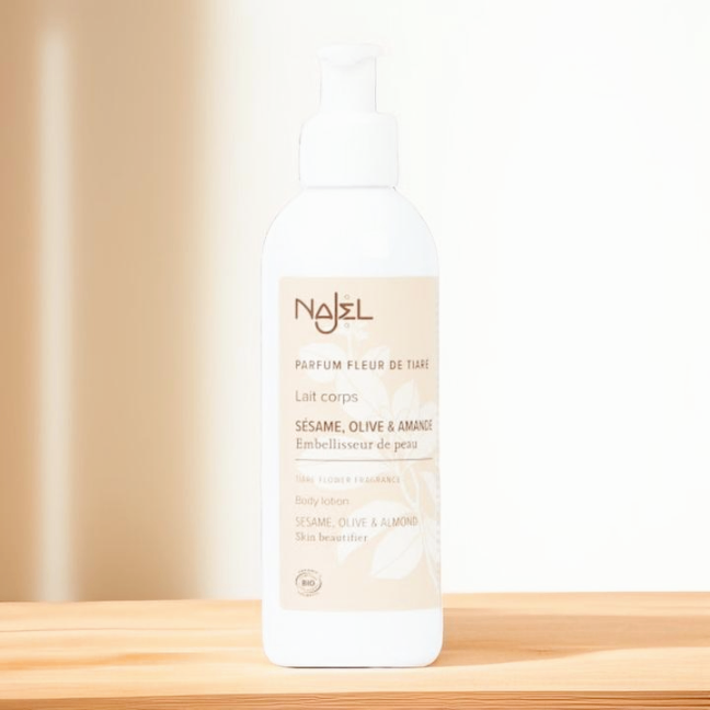 Organic Tiare Flower Scented Body MilkPacking shipped alternatively