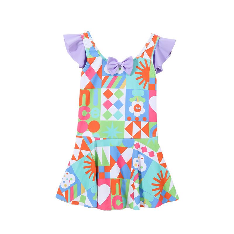 Children's swimsuit, girl's baby swimsuit, women's treasure, 6-12 year old hot spring swimsuit