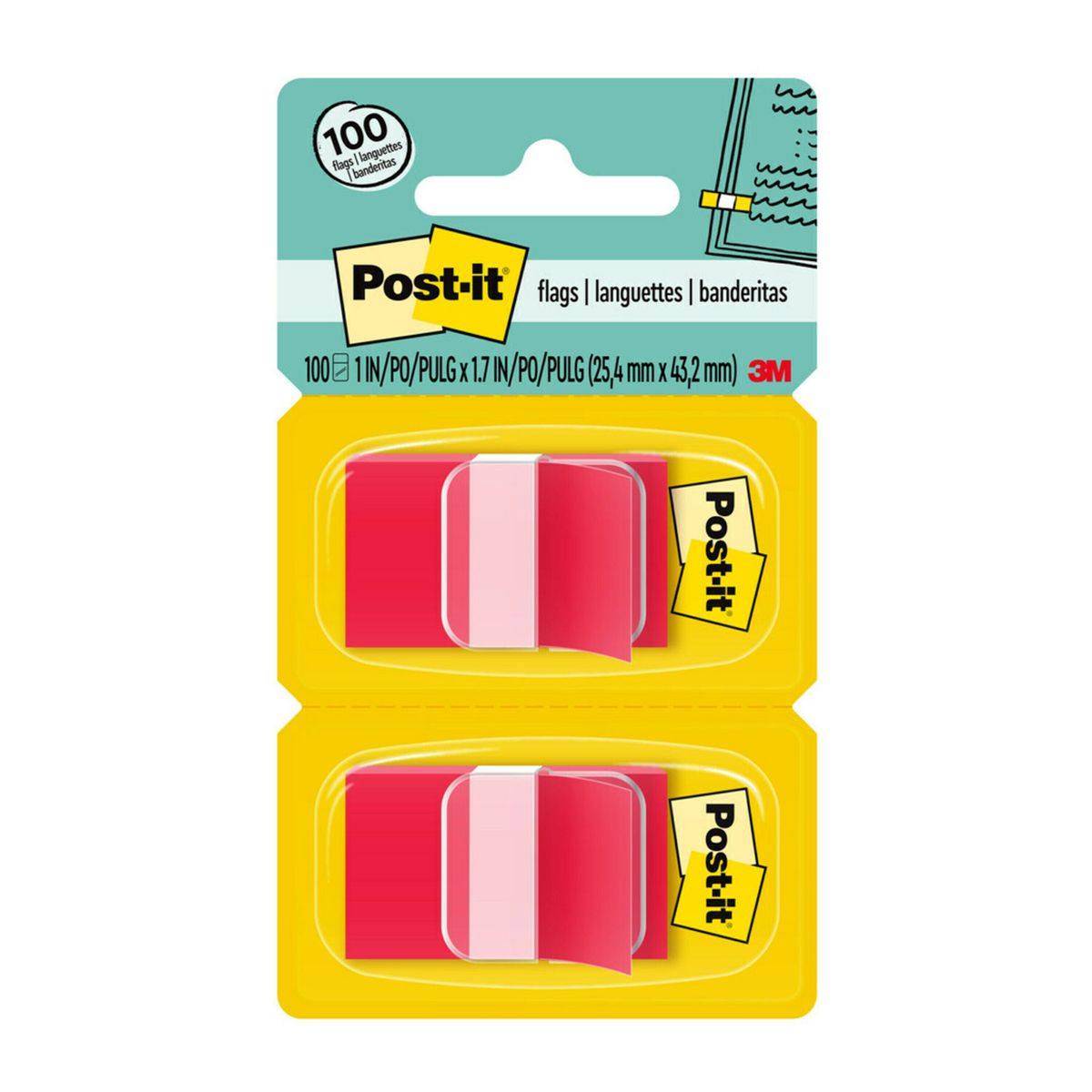 3M™ | Post-it® 報事貼® 單色旗仔 紅色 孖裝 | HKTVmall 香港最大網購平台